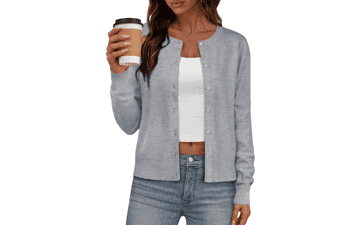 IWD Women's Button Down Cardigan Sweater