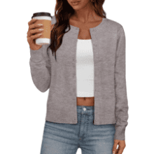 IWD Women's Button Down Cardigan Sweater