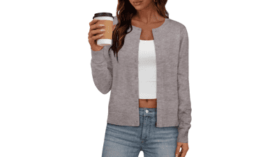 IWD Women's Button Down Cardigan Sweater