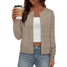 IWD Women's Button Down Cardigan Sweater