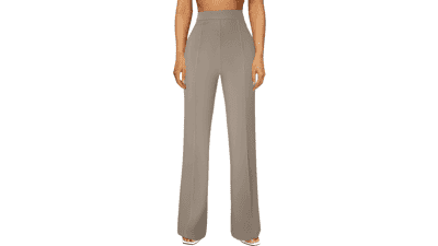 JEKAOYI Women's Straight Leg Work Pants
