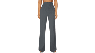 JEKAOYI Women's Straight Leg Work Pants