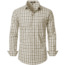 JEMITOP Men's Plaid Shirt