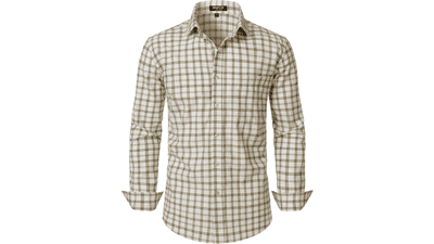 JEMITOP Men's Plaid Shirt