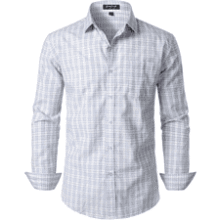 JEMITOP Men's Plaid Shirt