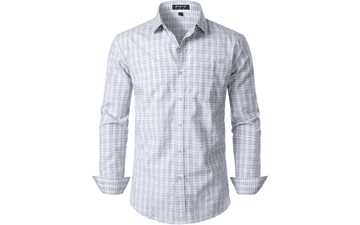 JEMITOP Men's Plaid Shirt