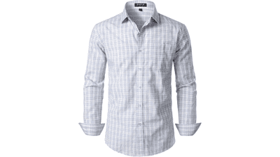 JEMITOP Men's Plaid Shirt