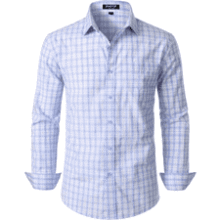 JEMITOP Men's Plaid Shirt