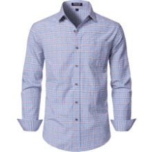 JEMITOP Men's Plaid Shirt