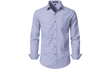 JEMITOP Men's Plaid Shirt