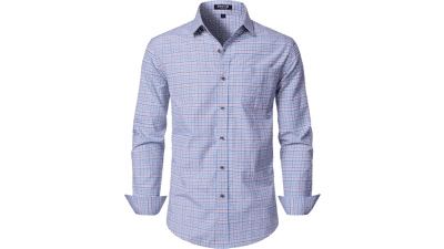 JEMITOP Men's Plaid Shirt