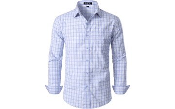 JEMITOP Men's Plaid Shirt