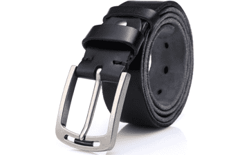 KEECOW Men's Italian Leather Belt