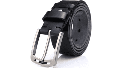 KEECOW Men's Italian Leather Belt