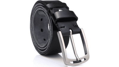 KEECOW Men's Italian Leather Belt