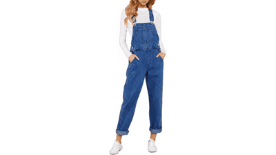 Luvamia Women's Denim Bib Overalls