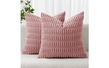 MIULEE Corduroy Throw Pillow Covers