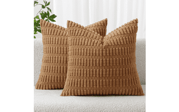 MIULEE Corduroy Throw Pillow Covers