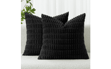 MIULEE Corduroy Throw Pillow Covers
