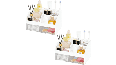 Makeup Organizer with 2 Drawers