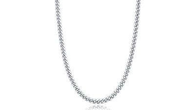 Momlovu Cuban Link Chain Necklace for Men