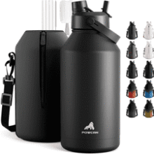 POWCAN 64 oz Insulated Water Bottle