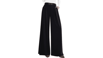 PRETTYGARDEN Womens Wide Leg Dress Pants