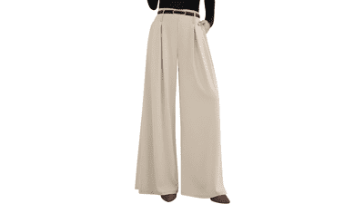 PRETTYGARDEN Womens Wide Leg Dress Pants