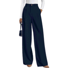 PRETTYGARDEN Women's Wide Leg Work Dress Pants