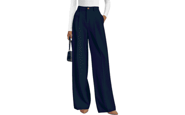 PRETTYGARDEN Women's Wide Leg Work Dress Pants