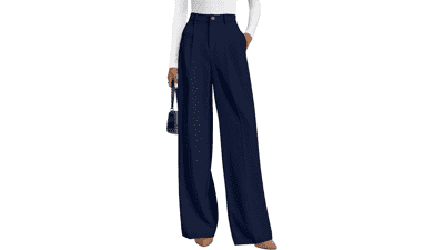 PRETTYGARDEN Women's Wide Leg Work Dress Pants