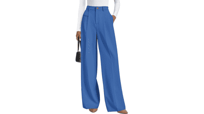 PRETTYGARDEN Women's Wide Leg Work Dress Pants