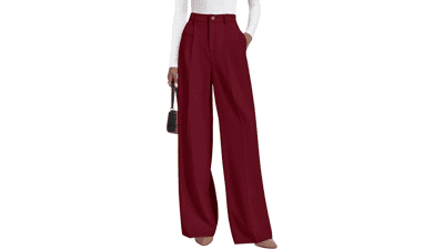 PRETTYGARDEN Women's Wide Leg Work Pants
