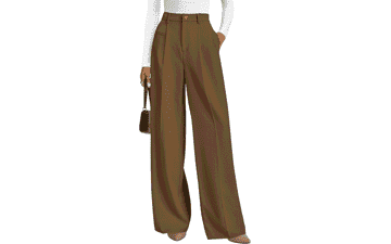 PRETTYGARDEN Women's Wide Leg Work Pants