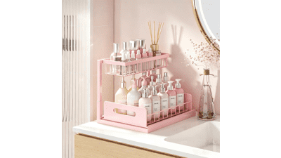 Pink Countertop Organizer