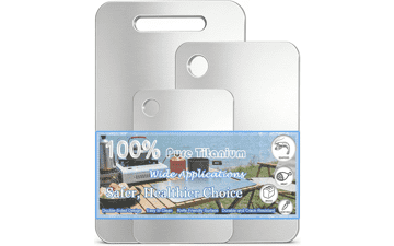 Pure Titanium Cutting Board Set