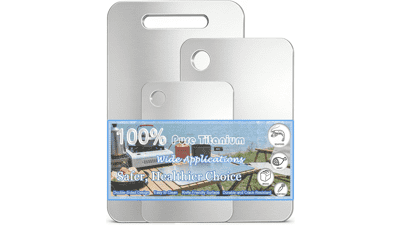Pure Titanium Cutting Board Set