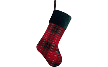 Red Buffalo Plaid Christmas Stockings