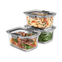 Rubbermaid Brilliance Glass Storage Container