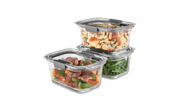 Rubbermaid Brilliance Glass Storage Container