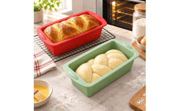 Silicone Loaf Pans with Handles, 2 Pack