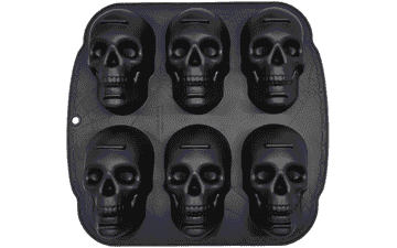 Skull Cake Pan Silicone Mold