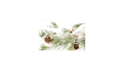 Smokey Pine Garland 6 Feet