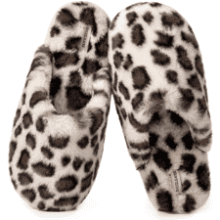 Snug Leaves Women's Fuzzy Memory Foam Slippers