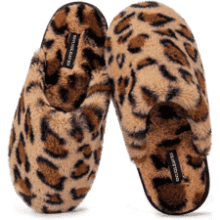 Snug Leaves Women's Fuzzy Scuff Slippers