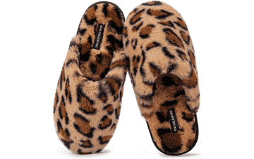 Snug Leaves Women's Fuzzy Scuff Slippers