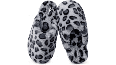 Snug Leaves Women's Fuzzy Scuff Slippers