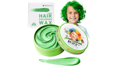 Temporary Green Hair Color Wax