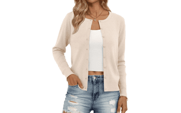 Trendy Queen Women's Lightweight Knit Cardigan
