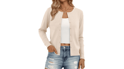 Trendy Queen Women's Lightweight Knit Cardigan